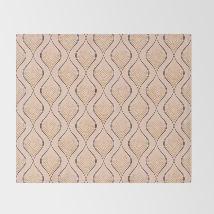 Golden Blossom Throw Blanket Gallery Image 2