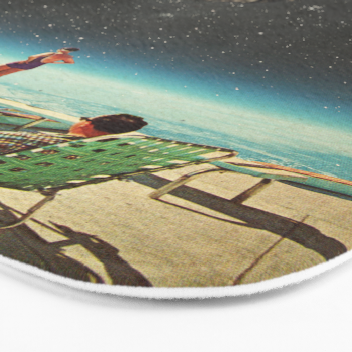Summer with a Chance of Asteroids Bath Mat Gallery Image 3