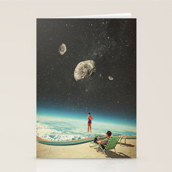 Summer with a Chance of Asteroids Stationery Card Gallery Image 1