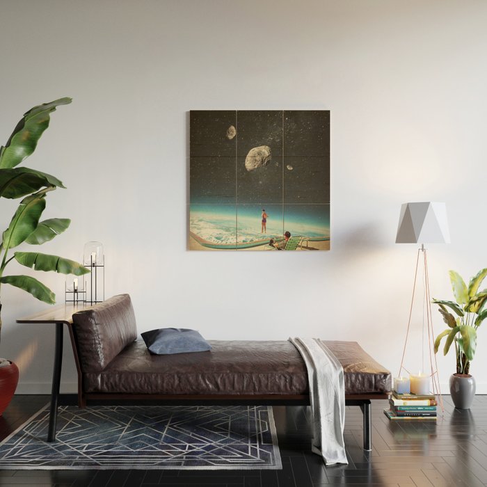 Summer with a Chance of Asteroids Wood Wall Art Gallery Image 2