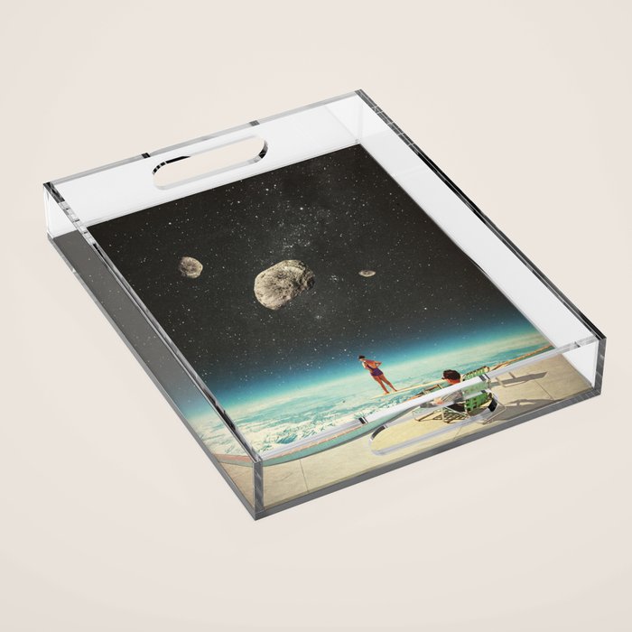 Summer with a Chance of Asteroids Acrylic Tray Gallery Image 1