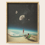 Summer with a Chance of Asteroids Serving Tray Gallery Image 1