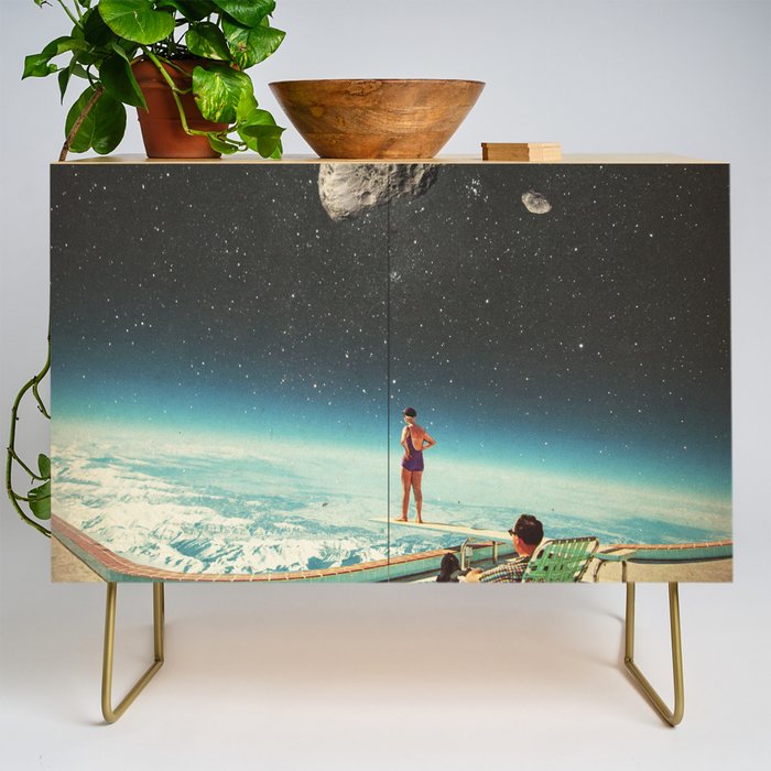 Summer with a Chance of Asteroids Credenza Gallery Image 1