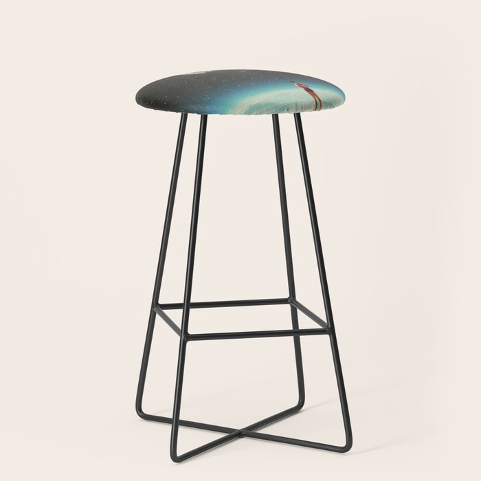 Summer with a Chance of Asteroids Stool Gallery Image 1