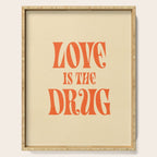 Love Is The Drug Serving Tray Gallery Image 1