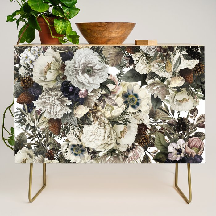 Christmas Vintage Floral Credenza Gallery Image 1