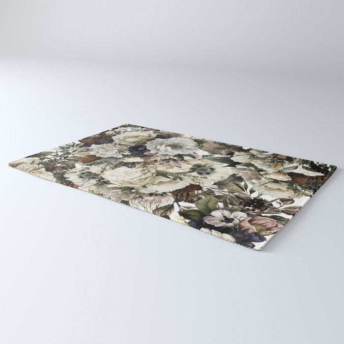 Christmas Vintage Floral Rug Gallery Image 3