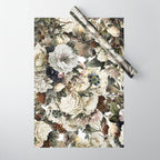 Christmas Vintage Floral Wrapping Paper Gallery Image 1