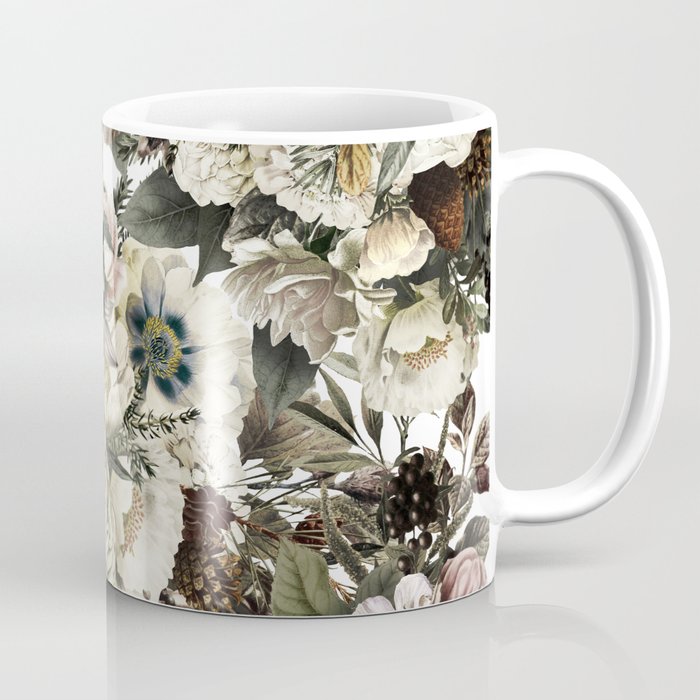 Christmas Vintage Floral Coffee Mug Gallery Image 1