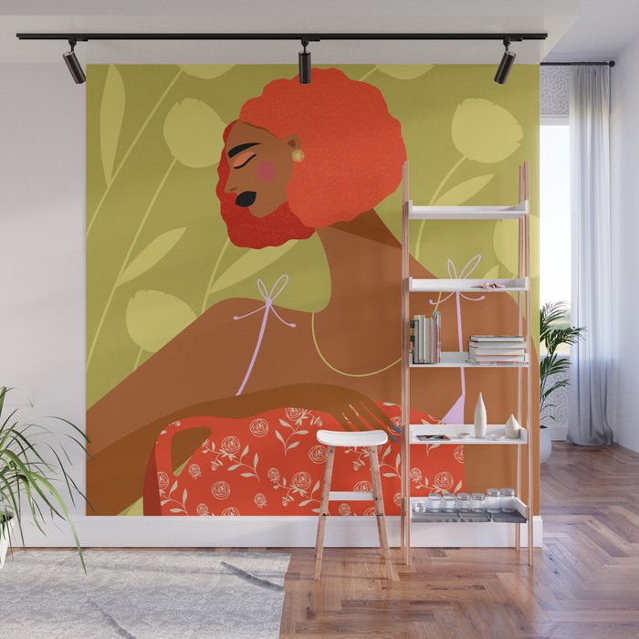 Vessel and Bloom Wall Mural Gallery Image 1