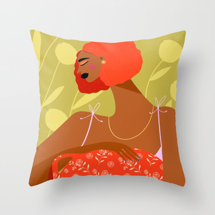 Vessel and Bloom Throw Pillow Gallery Image 6