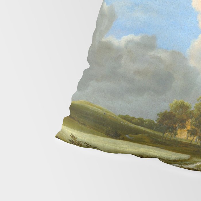 Wheat Fields by Jacob van Ruisdael landscape oil painting Pillow Sham Gallery Image 4
