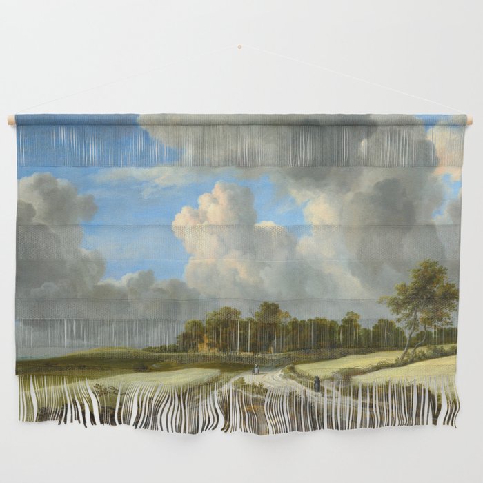 Wheat Fields by Jacob van Ruisdael landscape oil painting Wall Hanging Gallery Image 1
