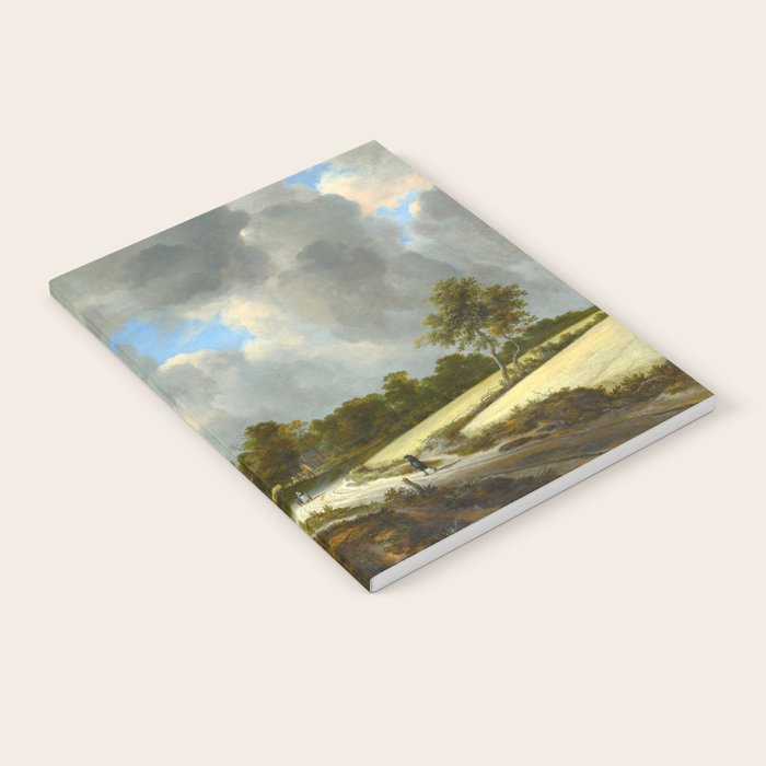 Wheat Fields by Jacob van Ruisdael landscape oil painting Notebook Gallery Image 1