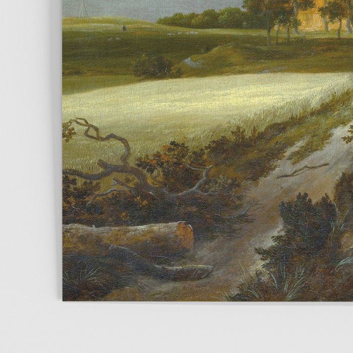 Wheat Fields by Jacob van Ruisdael landscape oil painting Poster Gallery Image 3