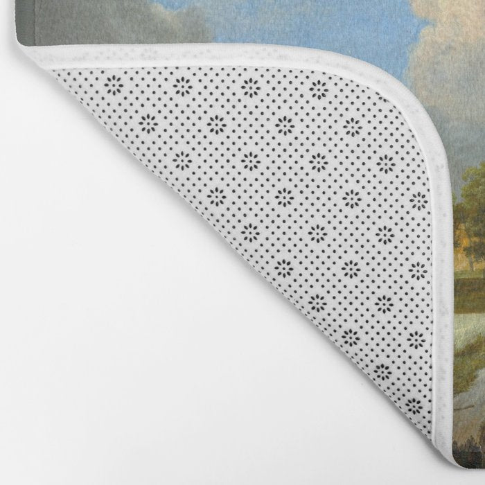 Wheat Fields by Jacob van Ruisdael landscape oil painting Bath Mat Gallery Image 2