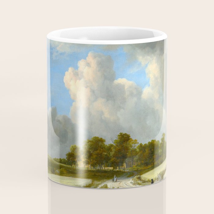Wheat Fields by Jacob van Ruisdael landscape oil painting Coffee Mug Gallery Image 4