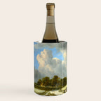 Wheat Fields by Jacob van Ruisdael landscape oil painting Wine Chiller Gallery Image 1