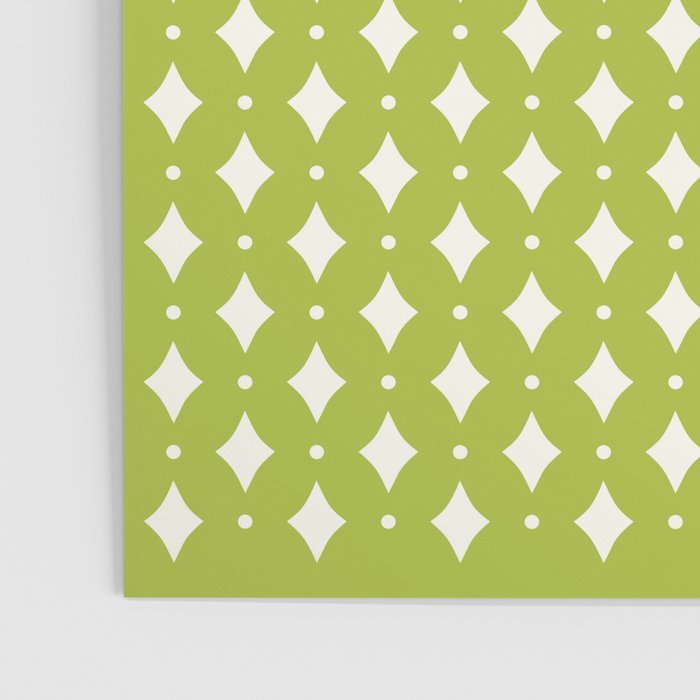 Vintage Stars XVIII Chartreuse Green Poster Gallery Image 3