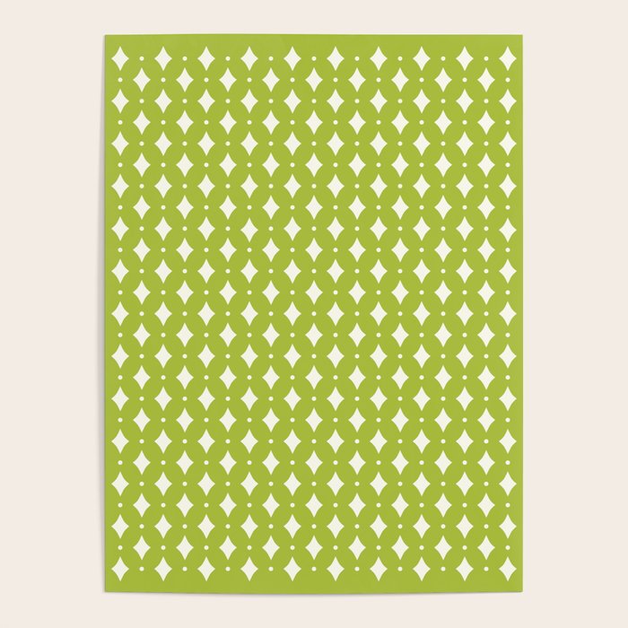 Vintage Stars XVIII Chartreuse Green Poster Gallery Image 4