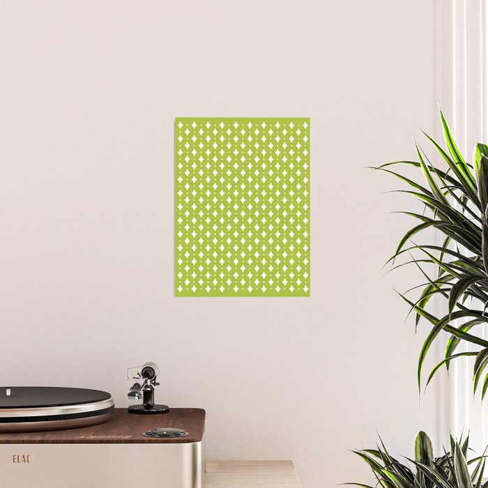 Vintage Stars XVIII Chartreuse Green Poster Gallery Image 2