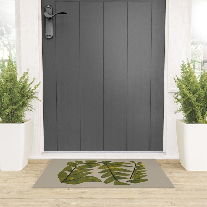 Snaky Fern Welcome Mat Gallery Image 3