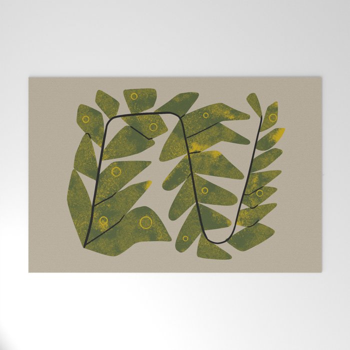 Snaky Fern Welcome Mat Gallery Image 1