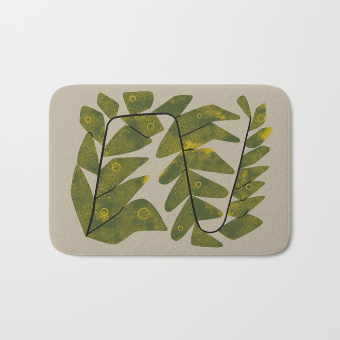 Snaky Fern Bath Mat Gallery Image 1