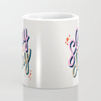 Slay the Day - Coral & Pink Coffee Mug Gallery Image 4