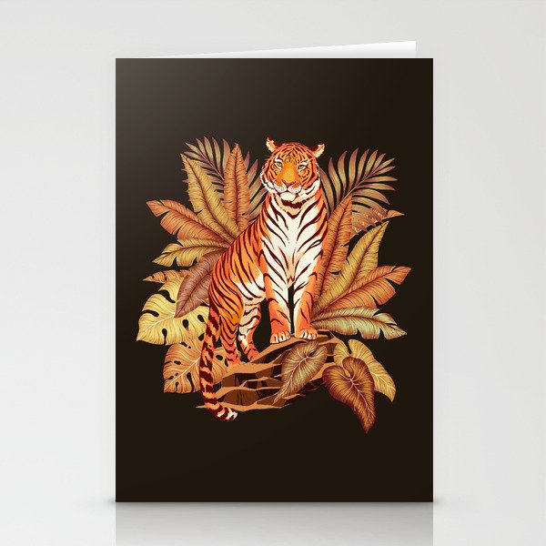 Autumn Jungle Tiger Stationery Card Gallery Image 1