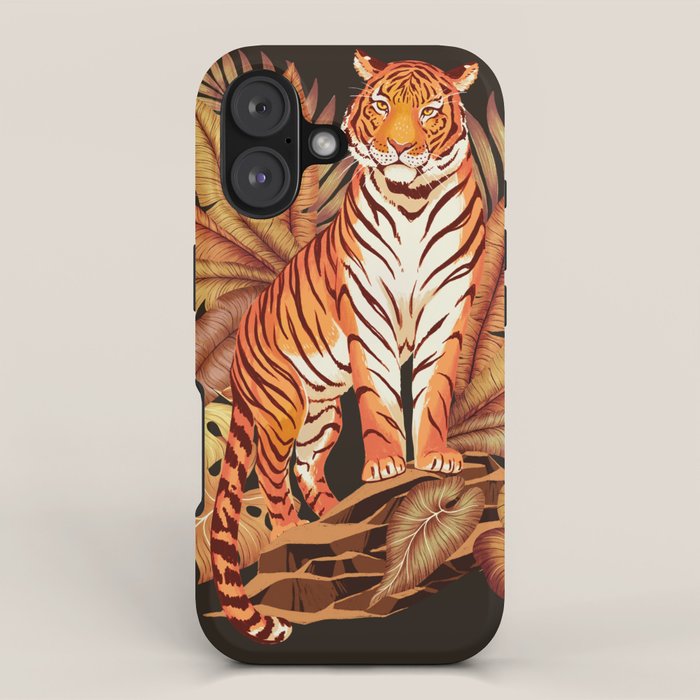Autumn Jungle Tiger iPhone Case Gallery Image 1
