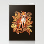Autumn Jungle Tiger Stationery Card Gallery Image 2