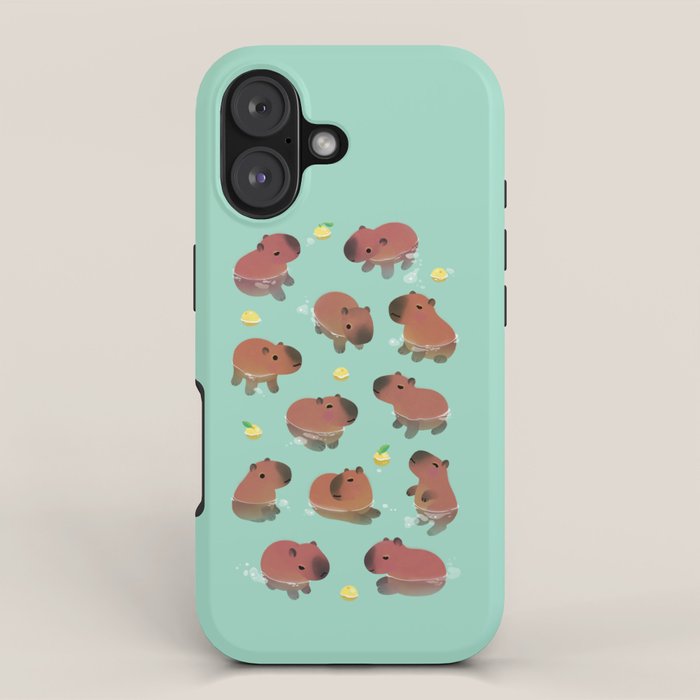 Capybath time iPhone Case Gallery Image 1
