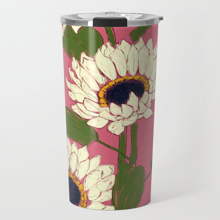 Sunflower Pink Sami Travel Mug Gallery Image 1