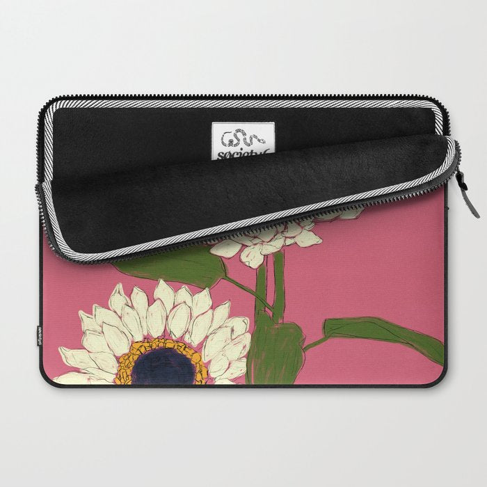 Sunflower Pink Sami Laptop Sleeve Gallery Image 2