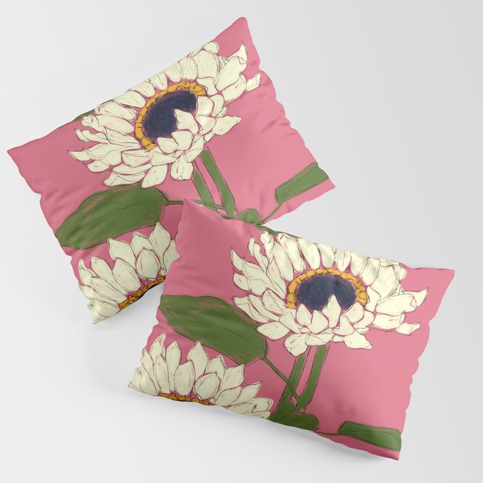 Sunflower Pink Sami Pillow Sham Gallery Image 1