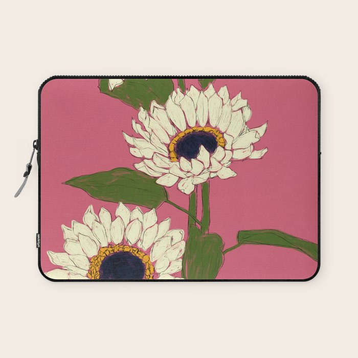 Sunflower Pink Sami Laptop Sleeve Gallery Image 1
