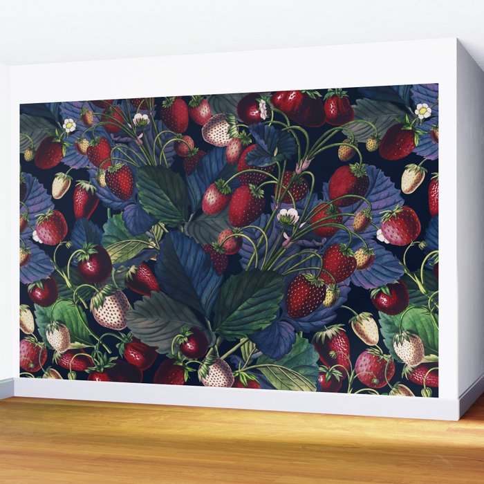 Strawberry Fields Forever III - Night Wall Mural Gallery Image 2