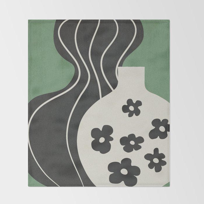Abstract Elegance 2 Throw Blanket Gallery Image 2