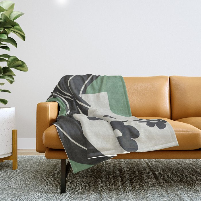 Abstract Elegance 2 Throw Blanket Gallery Image 1