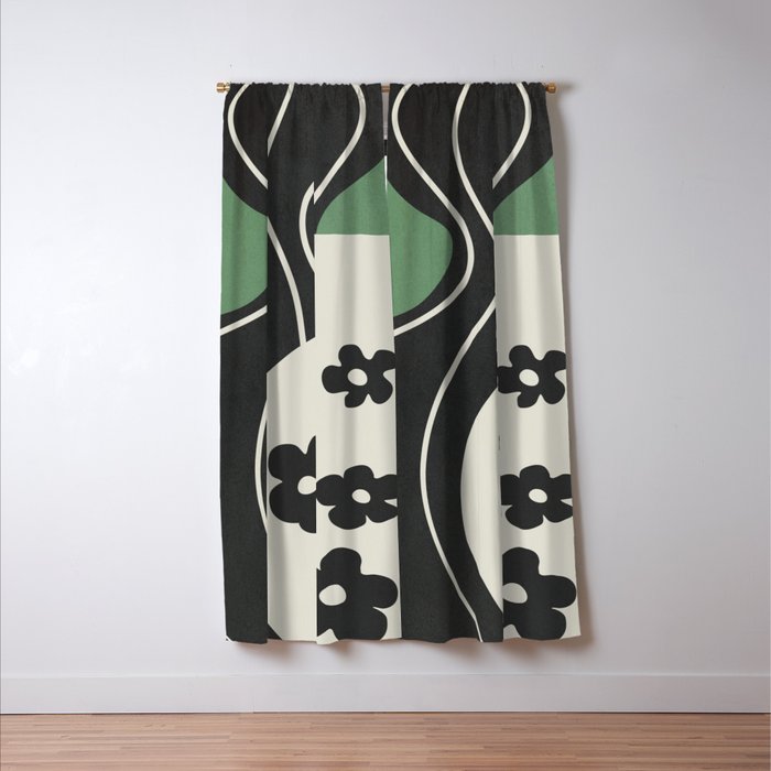 Abstract Elegance 2 Window Curtain Gallery Image 3