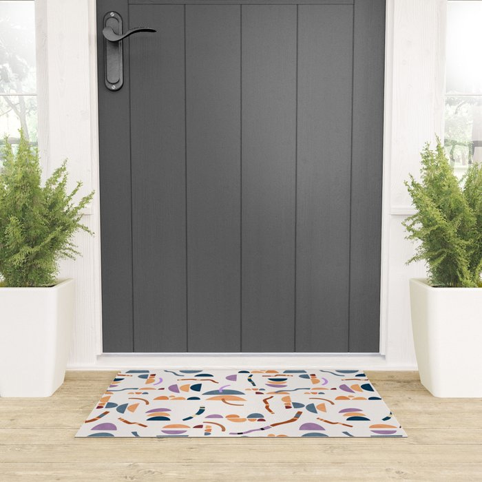 Modern simple shapes C Welcome Mat Gallery Image 3