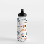 Modern simple shapes C Water Bottle Gallery Image 3