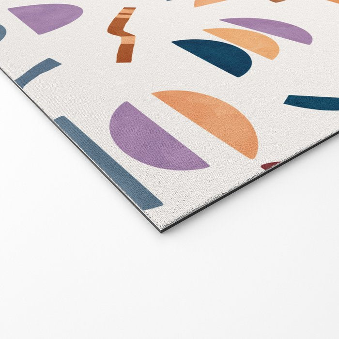 Modern simple shapes C Welcome Mat Gallery Image 2