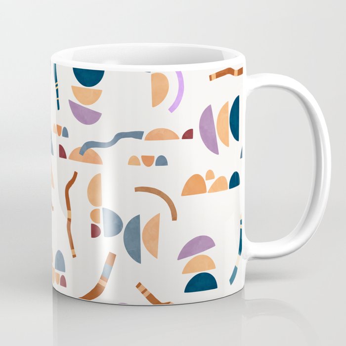 Modern simple shapes C Coffee Mug Gallery Image 1