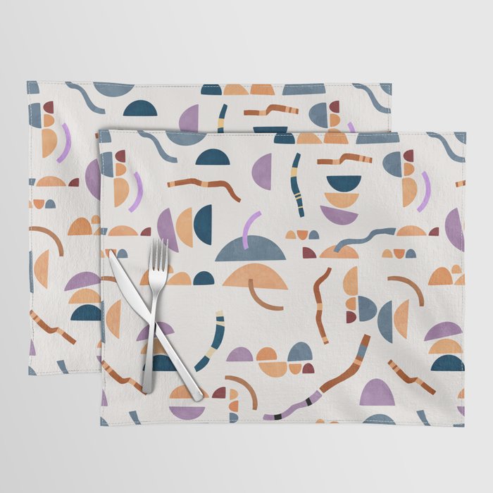Modern simple shapes C Placemat Gallery Image 1