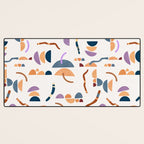 Modern simple shapes C Desk Mat Gallery Image 3
