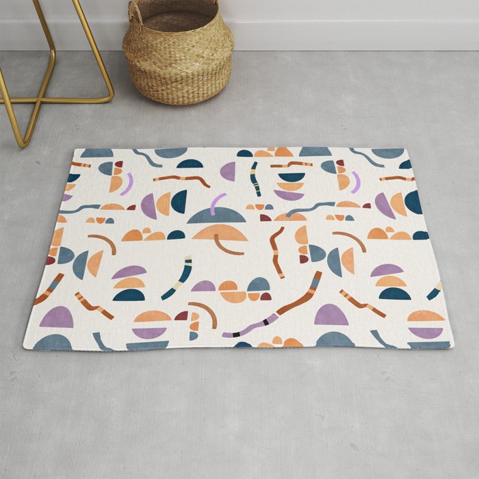 Modern simple shapes C Rug Gallery Image 1
