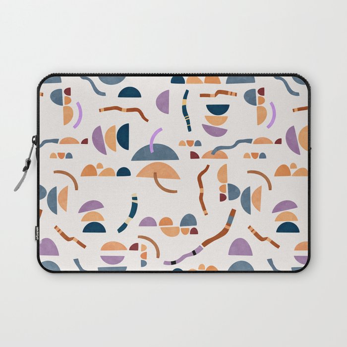 Modern simple shapes C Laptop Sleeve Gallery Image 1