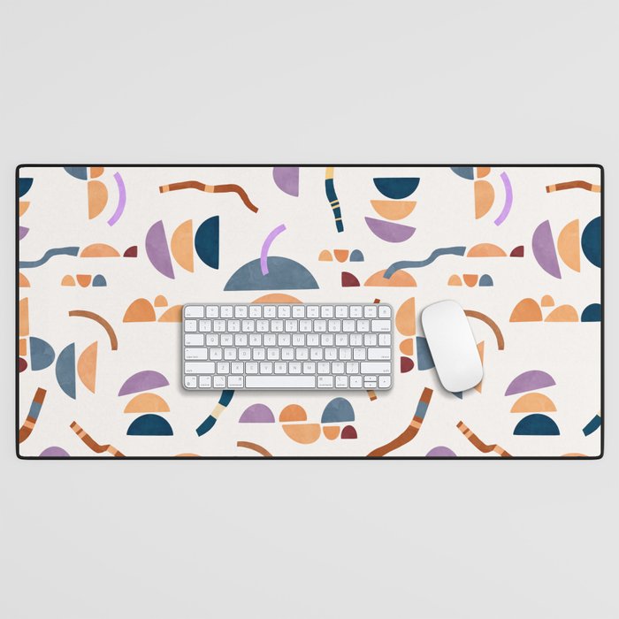 Modern simple shapes C Desk Mat Gallery Image 1